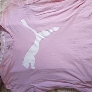Baby Pink Puma t-shirt XL